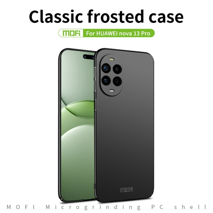 For Huawei nova 13 Pro MOFI Micro-Frosted PC Ultra-thin Hard Phone Case(Red)