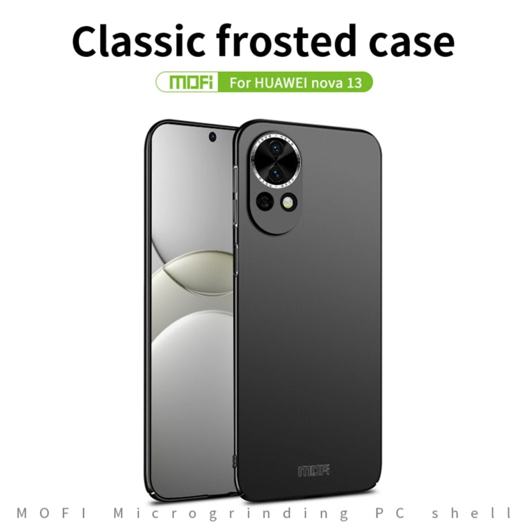 For Huawei nova 13 MOFI Micro-Frosted PC Ultra-thin Hard Phone Case(Red)