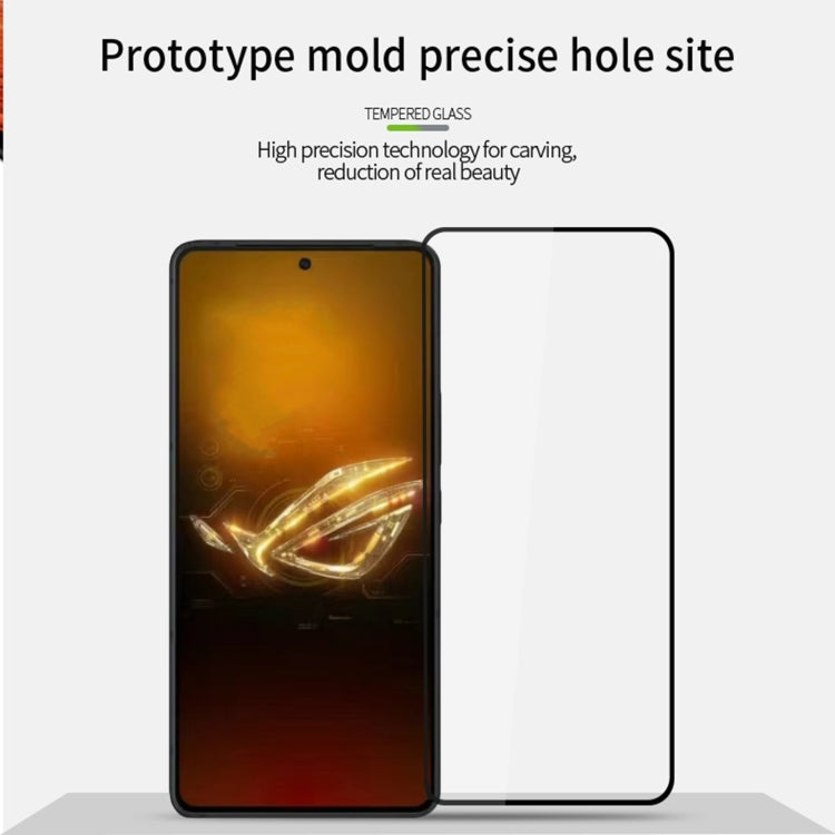 For ASUS Zenfone 11 Ultra PINWUYO 9H 2.5D Full Screen Tempered Glass Film(Black)