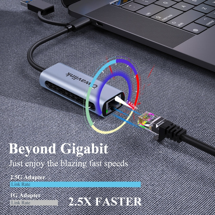 Wavlink NWU330GCA Gigabit Ethernet Adapter Type-C to 2.5 Network Card RJ45 LAN USB3.0 Converter, NWU330GCA