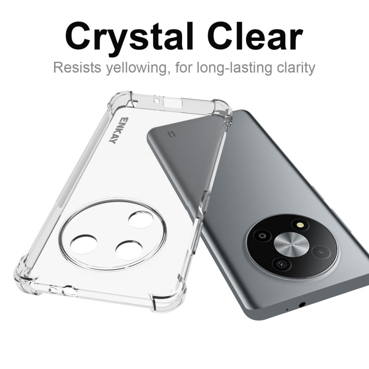 For ZTE Blade A73 5G ENKAY Hat-Prince Transparent TPU Shockproof Phone Case