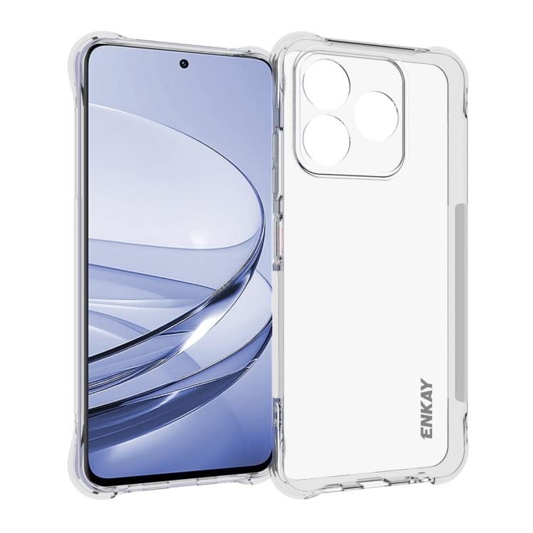 For ZTE Axon 60 4G ENKAY Hat-Prince Transparent TPU Shockproof Phone Case