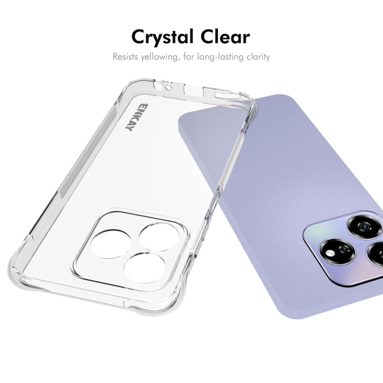 For ZTE Axon 60 4G ENKAY Hat-Prince Transparent TPU Shockproof Phone Case