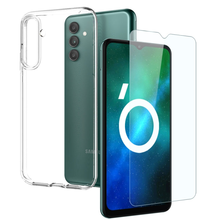 NORTHJO Transparent TPU Phone Case with Tempered Glass Film, For Samsung Galaxy S25 FE 5G, For Samsung Galaxy A56 5G, For Samsung Galaxy A26 5G, For Samsung Galaxy A36 5G, For Samsung Galaxy A06 4G, For Samsung Galaxy S24 FE 5G, For Samsung Galaxy A55 ...