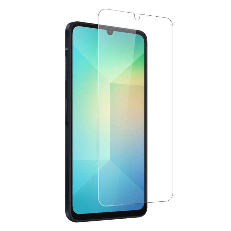For Samsung Galaxy A06 4G NORTHJO Transparent TPU Phone Case with Tempered Glass Film(Transparent)