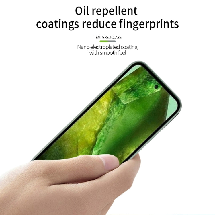 For Google Pixel 8a PINWUYO 9H 2.5D Full Screen Tempered Glass Film(Black)