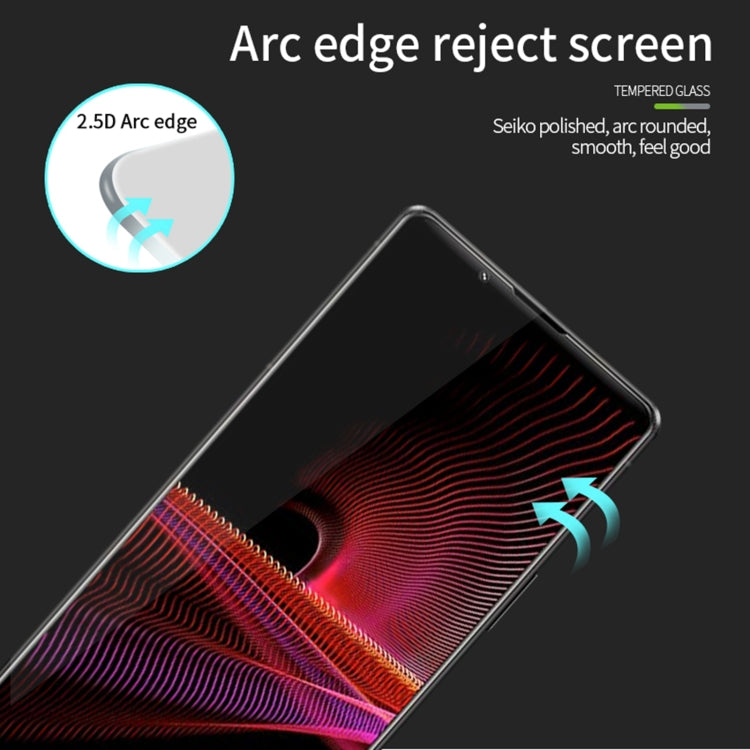For Sony Xperia 1 VI PINWUYO 9H 2.5D Full Screen Tempered Glass Film(Black)
