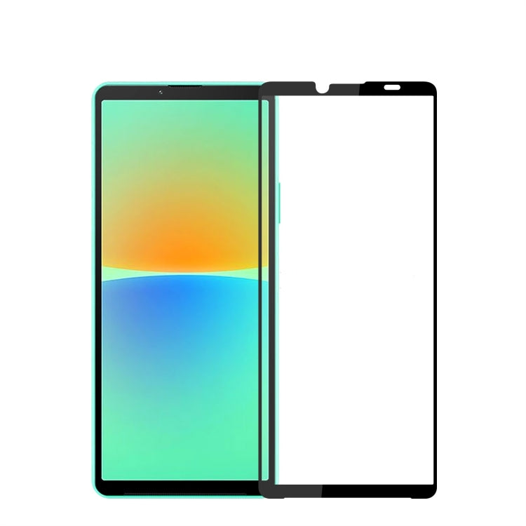 For Sony Xperia 10 VI PINWUYO 9H 2.5D Full Screen Tempered Glass Film(Black)