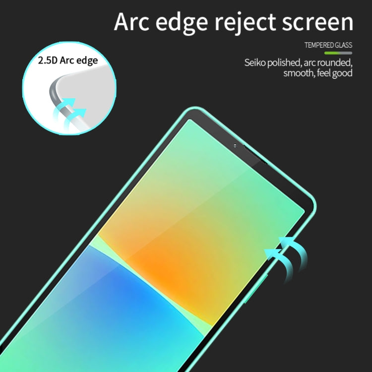 For Sony Xperia 10 VI PINWUYO 9H 2.5D Full Screen Tempered Glass Film(Black)