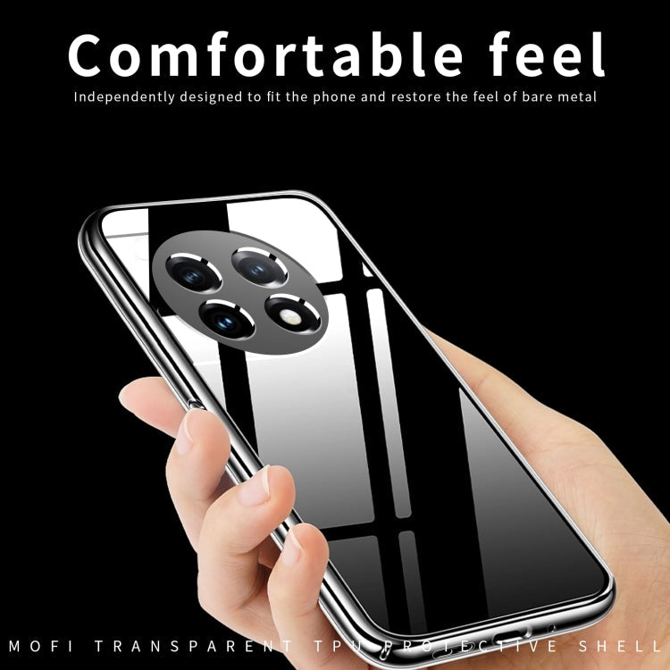 For OnePlus 12 MOFI Ming Series Ultra-thin TPU Phone Case(Transparent)