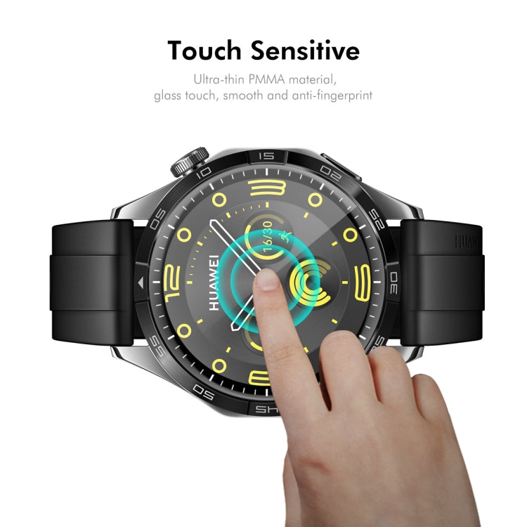 For Huawei Watch GT 5 46mm 5pcs ENKAY 3D Full Coverage Soft PC Edge PMMA HD Screen Film