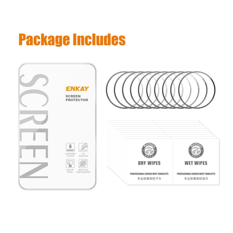 For Huawei Watch GT 5 41mm 10pcs ENKAY 3D Full Coverage Soft PC Edge PMMA HD Screen Film