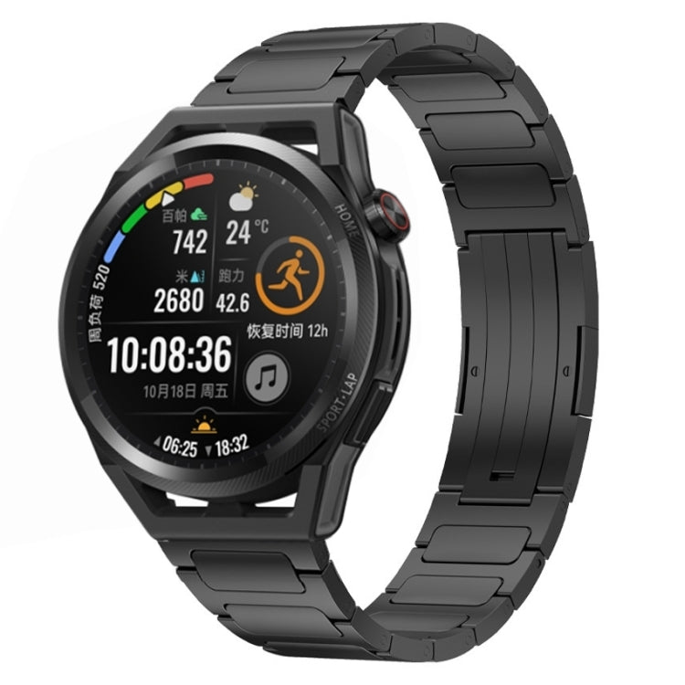 22mm I-Shaped Titanium Alloy Watch Band, For Honor Watch GS 3, For Huawei Watch GT3 46mm, For Huawei Watch GT Runner, For Huawei Watch 3 Pro, For Huawei Watch 3, For Huawei GT2 Pro, For Huawei GT2 46mm