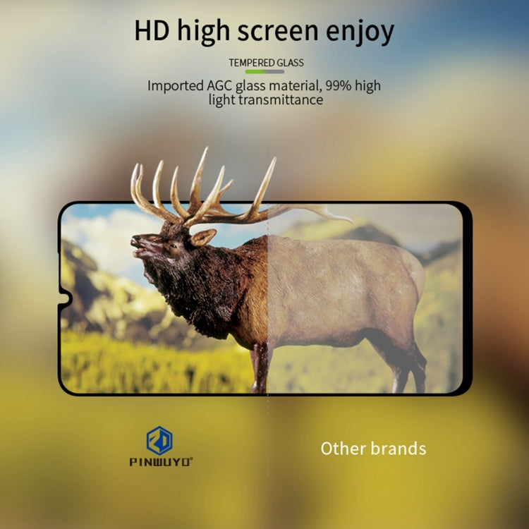 For vivo G2 PINWUYO 9H 2.5D Full Screen Tempered Glass Film(Black)