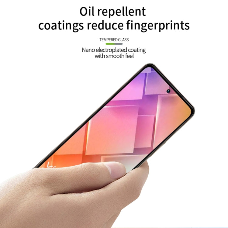 For vivo Y200e PINWUYO 9H 2.5D Full Screen Tempered Glass Film(Black)