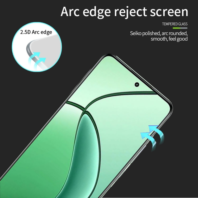 For vivo iQOO Z9x / T3X PINWUYO 9H 2.5D Full Screen Tempered Glass Film(Black)
