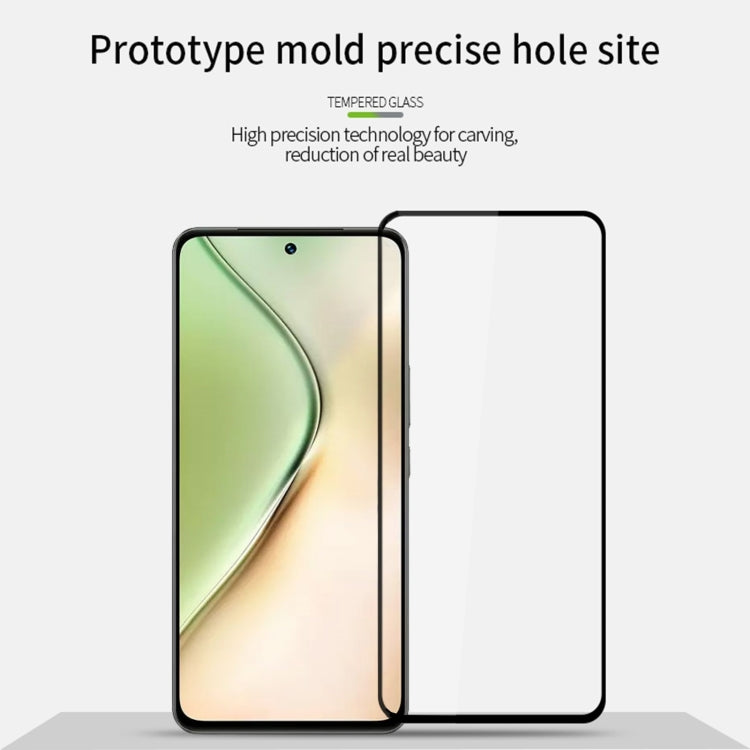For vivo Y200T PINWUYO 9H 2.5D Full Screen Tempered Glass Film(Black)