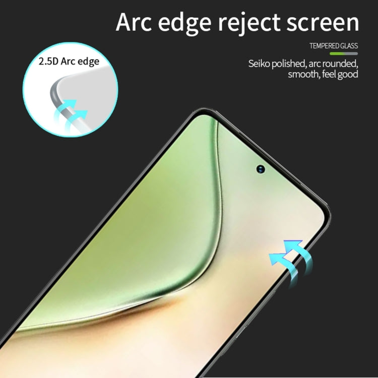 For vivo Y200T PINWUYO 9H 2.5D Full Screen Tempered Glass Film(Black)