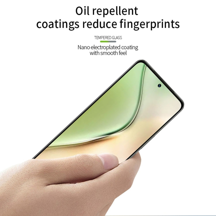 For vivo Y200T PINWUYO 9H 2.5D Full Screen Tempered Glass Film(Black)