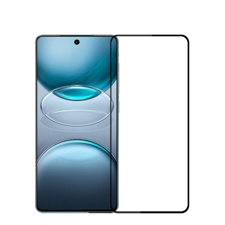 For vivo X100s PINWUYO 9H 2.5D Full Screen Tempered Glass Film(Black)