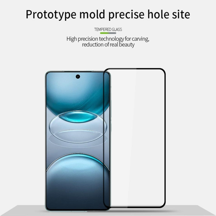 For vivo X100s PINWUYO 9H 2.5D Full Screen Tempered Glass Film(Black)