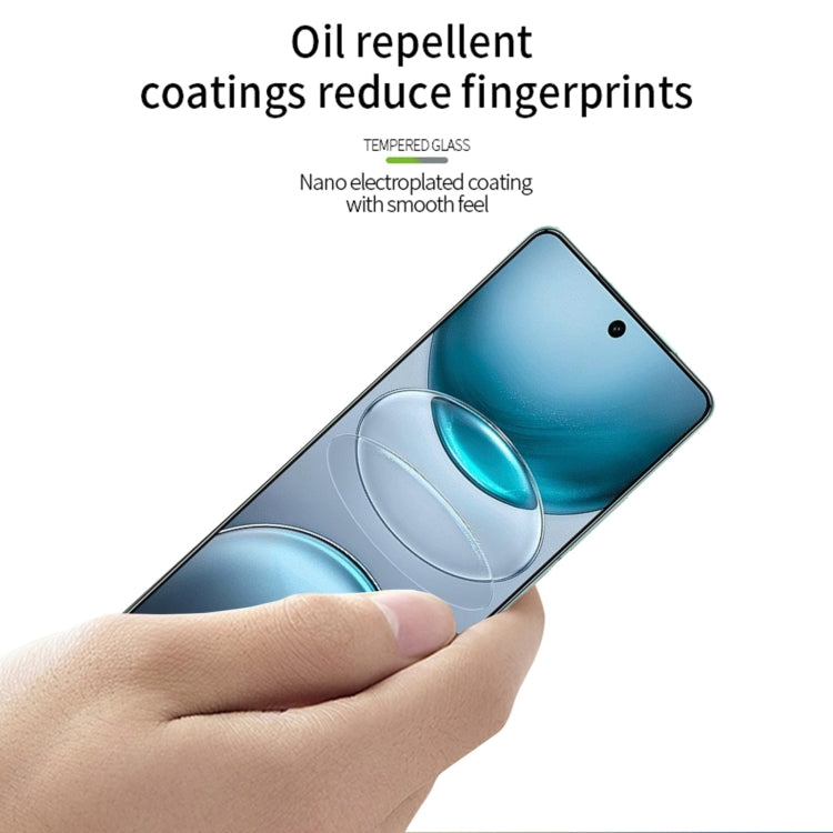 For vivo X100s PINWUYO 9H 2.5D Full Screen Tempered Glass Film(Black)