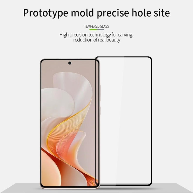 For vivo S19 PINWUYO 9H 2.5D Full Screen Tempered Glass Film(Black)
