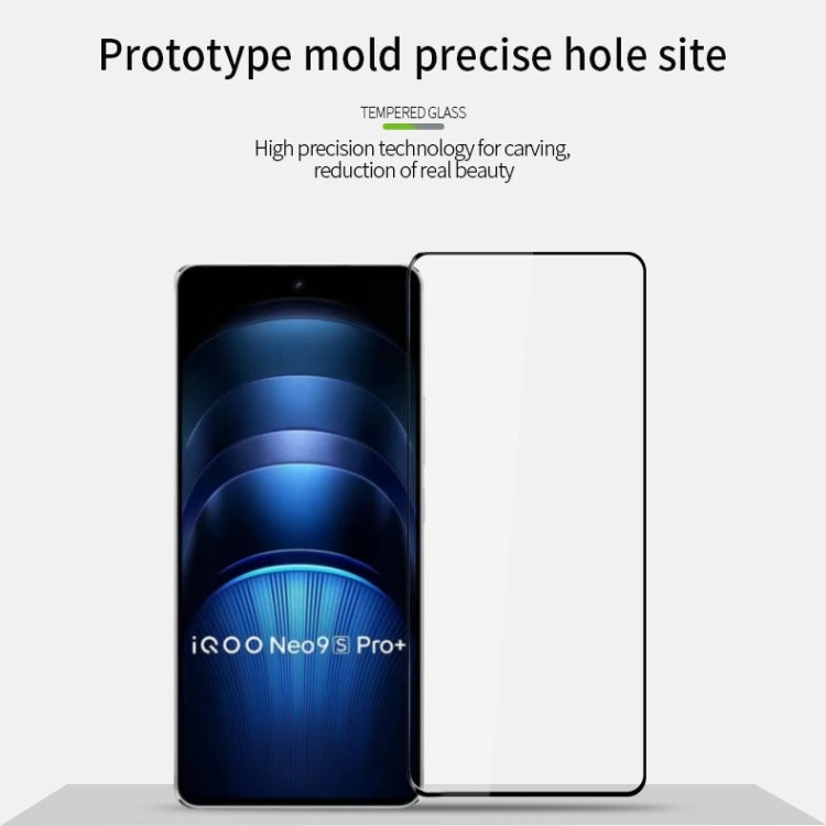 For vivo iQOO Neo9S Pro+ PINWUYO 9H 2.5D Full Screen Tempered Glass Film(Black)