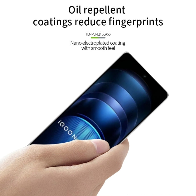 For vivo iQOO Neo9S Pro+ PINWUYO 9H 2.5D Full Screen Tempered Glass Film(Black)