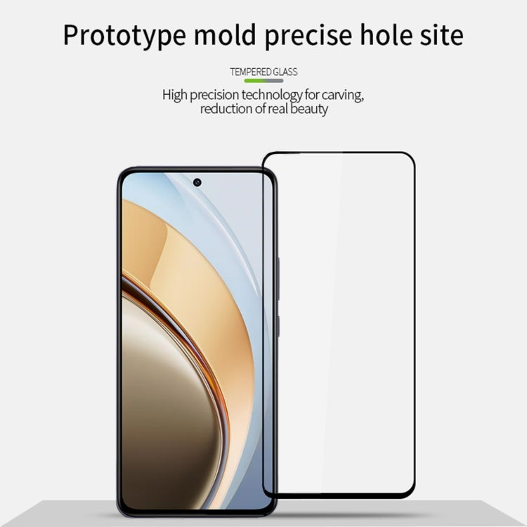 For vivo V40 Lite IDN PINWUYO 9H 2.5D Full Screen Tempered Glass Film(Black)