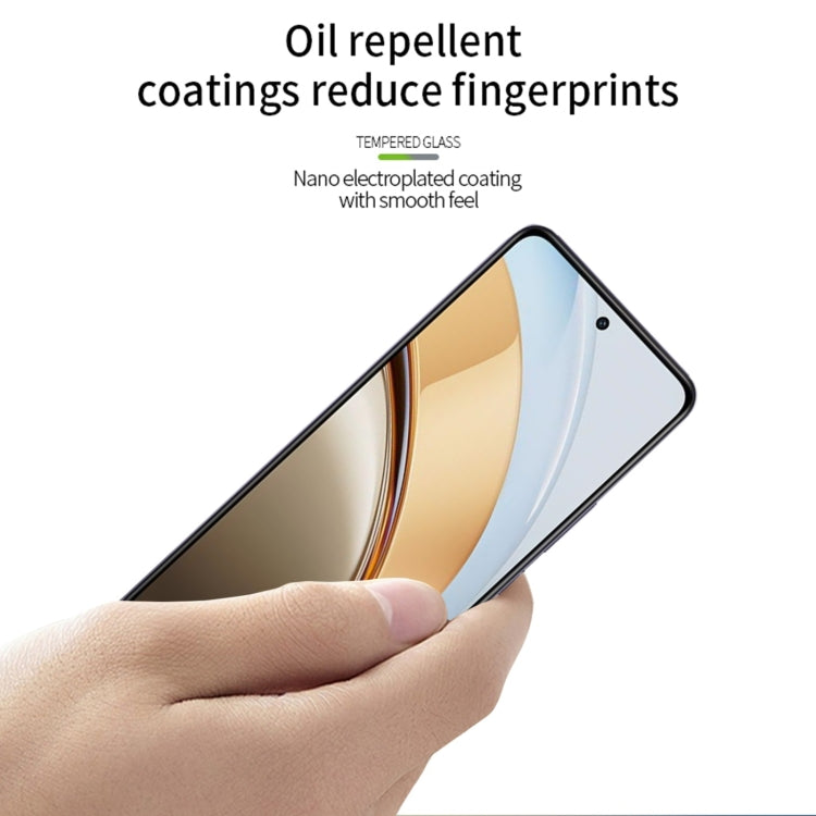 For vivo V40 Lite IDN PINWUYO 9H 2.5D Full Screen Tempered Glass Film(Black)