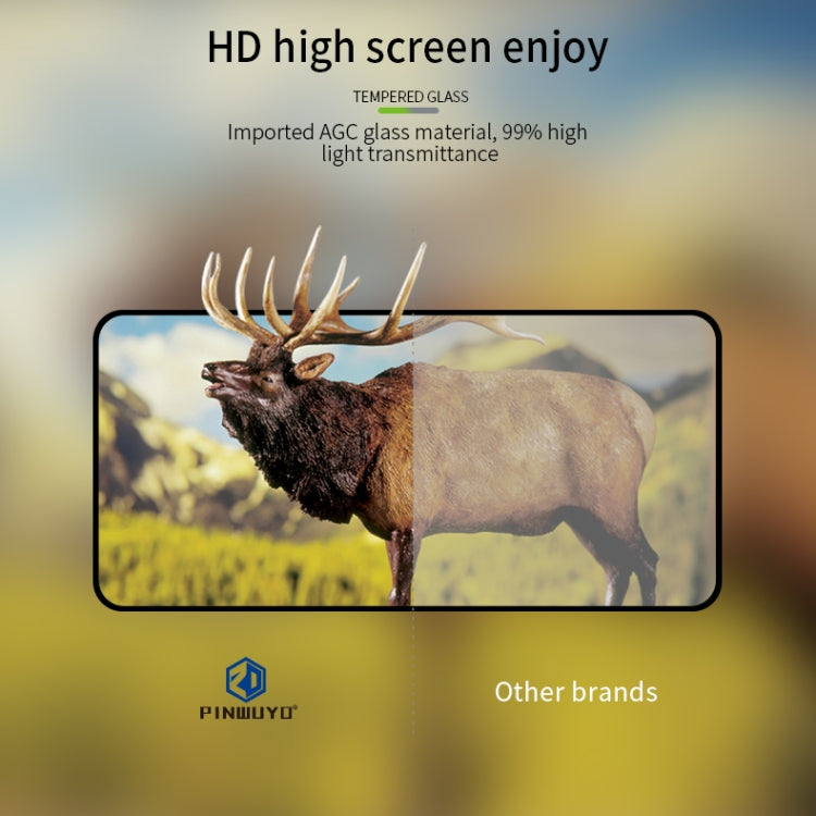 For vivo S20 Pro PINWUYO 9H 2.5D Full Screen Tempered Glass Film(Black)