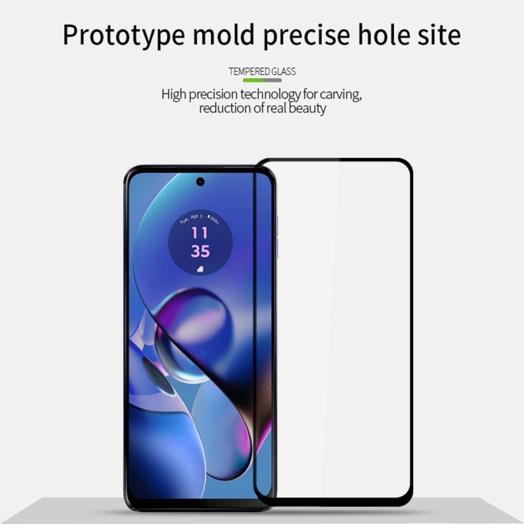 For Motorola Moto G64 PINWUYO 9H 2.5D Full Screen Tempered Glass Film(Black)