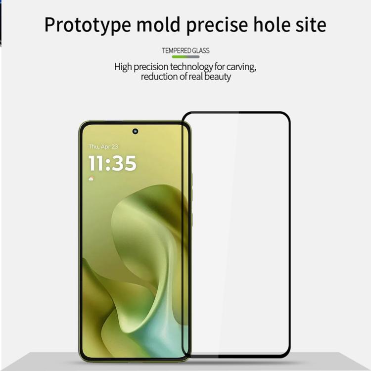 For Motorola Moto G86 / G86 Power PINWUYO 9H 2.5D Full Screen Tempered Glass Film(Black)