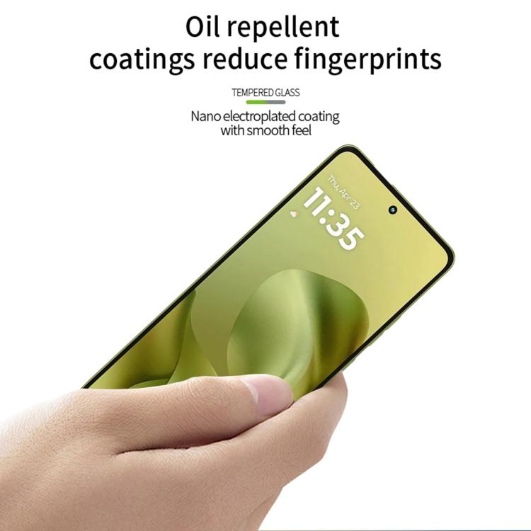 For Motorola Moto G86 / G86 Power PINWUYO 9H 2.5D Full Screen Tempered Glass Film(Black)