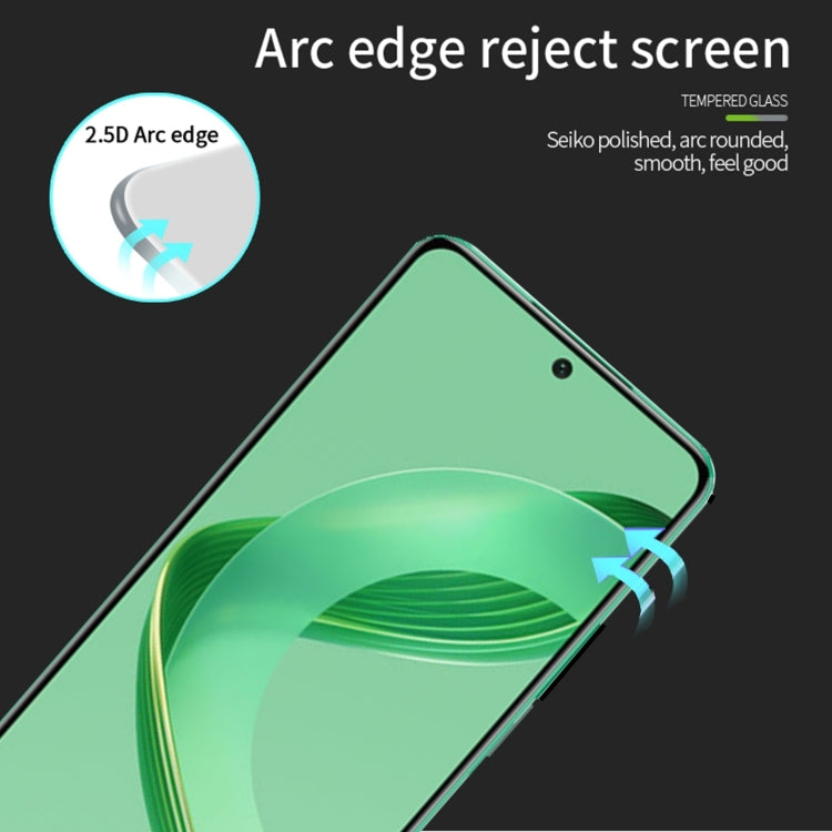 For Huawei nova 11 SE PINWUYO 9H 2.5D Full Screen Tempered Glass Film(Black)