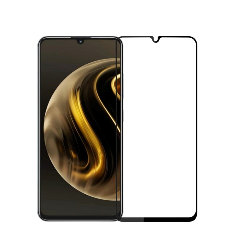 For Huawei nova Y72 PINWUYO 9H 2.5D Full Screen Tempered Glass Film(Black)