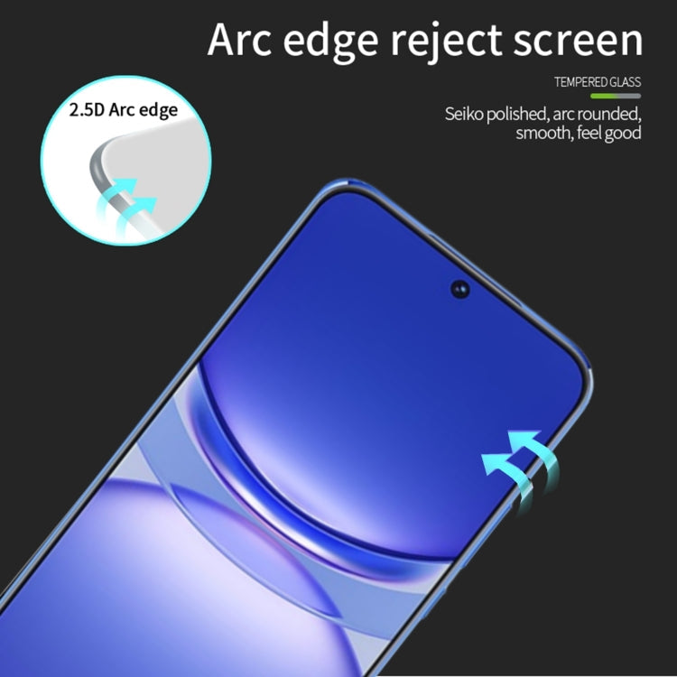 For Huawei nova 12S PINWUYO 9H 2.5D Full Screen Tempered Glass Film(Black)