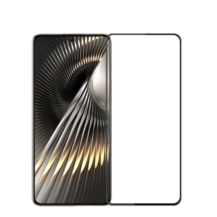 For Xiaomi Poco F6 / Redmi Turbo 3 PINWUYO 9H 3D Full Screen Explosion-proof Tempered Glass Film(Black)
