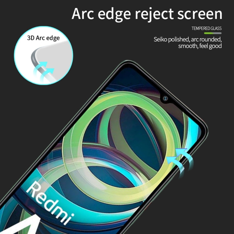 For Xiaomi Redmi A3 PINWUYO 9H 3D Full Screen Explosion-proof Tempered Glass Film(Black)