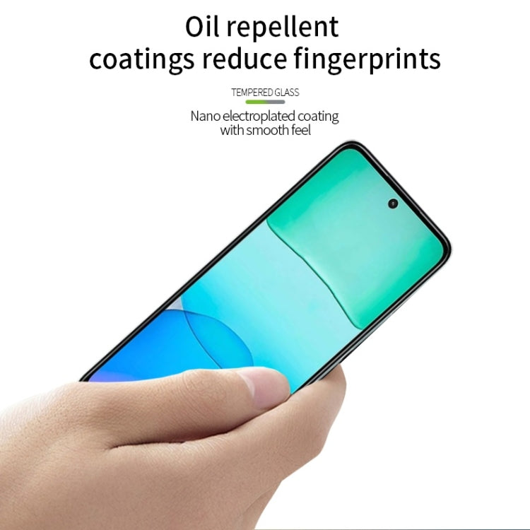 For Xiaomi Redmi 13 PINWUYO 9H 3D Full Screen Explosion-proof Tempered Glass Film(Black)