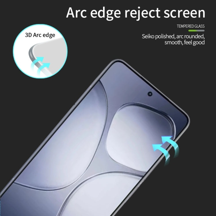For Xiaomi Redmi K70 Ultra PINWUYO 9H 3D Full Screen Explosion-proof Tempered Glass Film(Black)