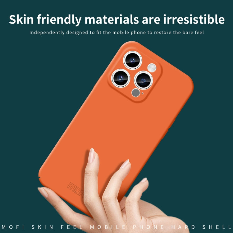 For iPhone 14 Pro MOFI Qin Series Skin Feel All-inclusive PC Phone Case(Gray)