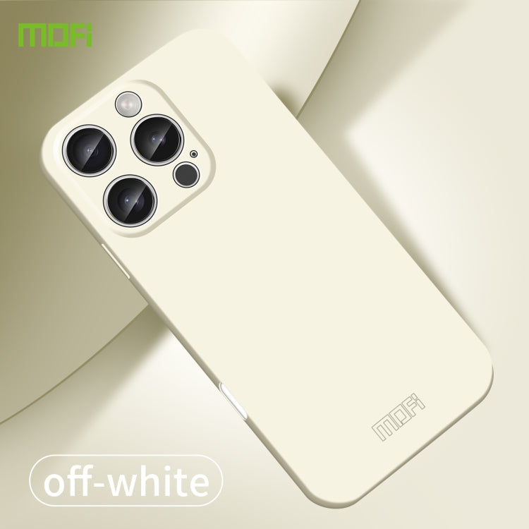 For iPhone 16 Pro MOFI Qin Series Skin Feel All-inclusive PC Phone Case(Beige)