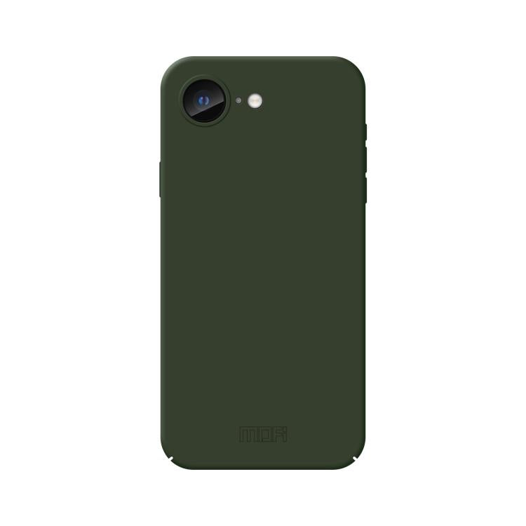 For iPhone 17e / 16e MOFI Qin Series Skin Feel All-inclusive PC Phone Case(Green)