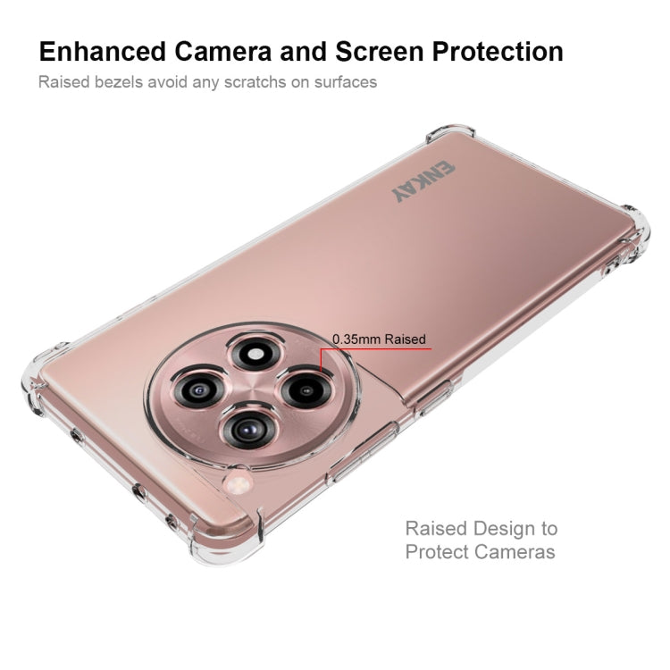 For OnePlus Ace 3 5G ENKAY Hat-Prince Transparent TPU Shockproof Phone Case
