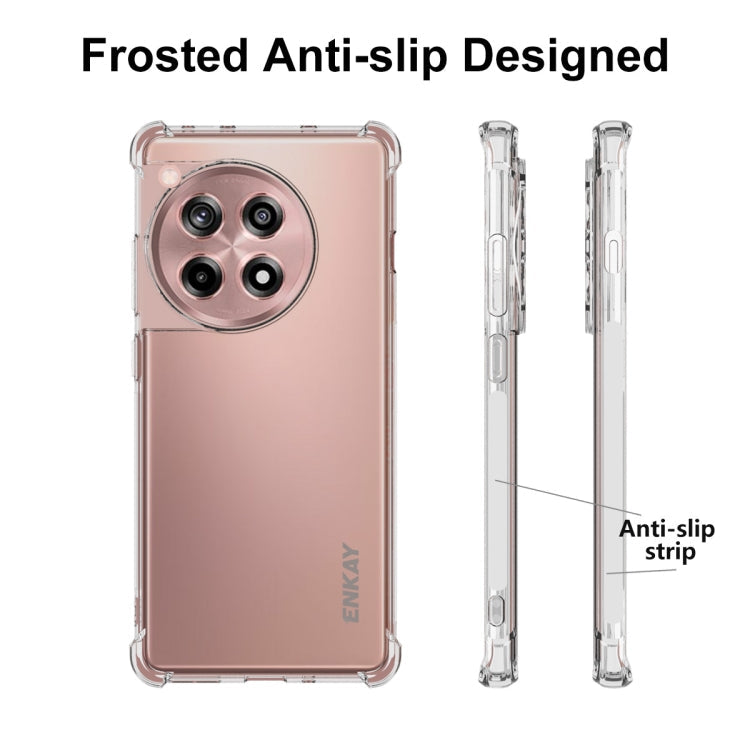 For OnePlus Ace 3 5G ENKAY Hat-Prince Transparent TPU Shockproof Phone Case