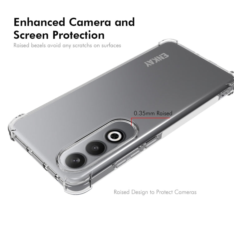 For OnePlus Nord CE4 ENKAY Hat-Prince Transparent TPU Shockproof Phone Case
