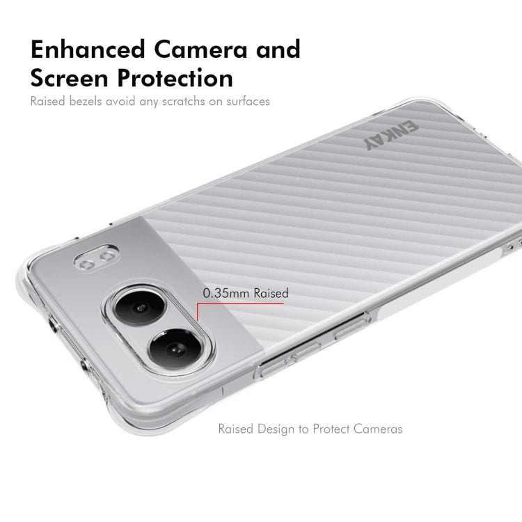 For OnePlus Nord 4 ENKAY Hat-Prince Transparent TPU Shockproof Phone Case