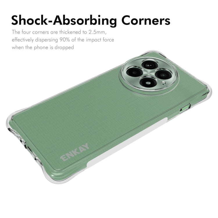 For OnePlus 13 ENKAY Hat-Prince Transparent TPU Shockproof Phone Case